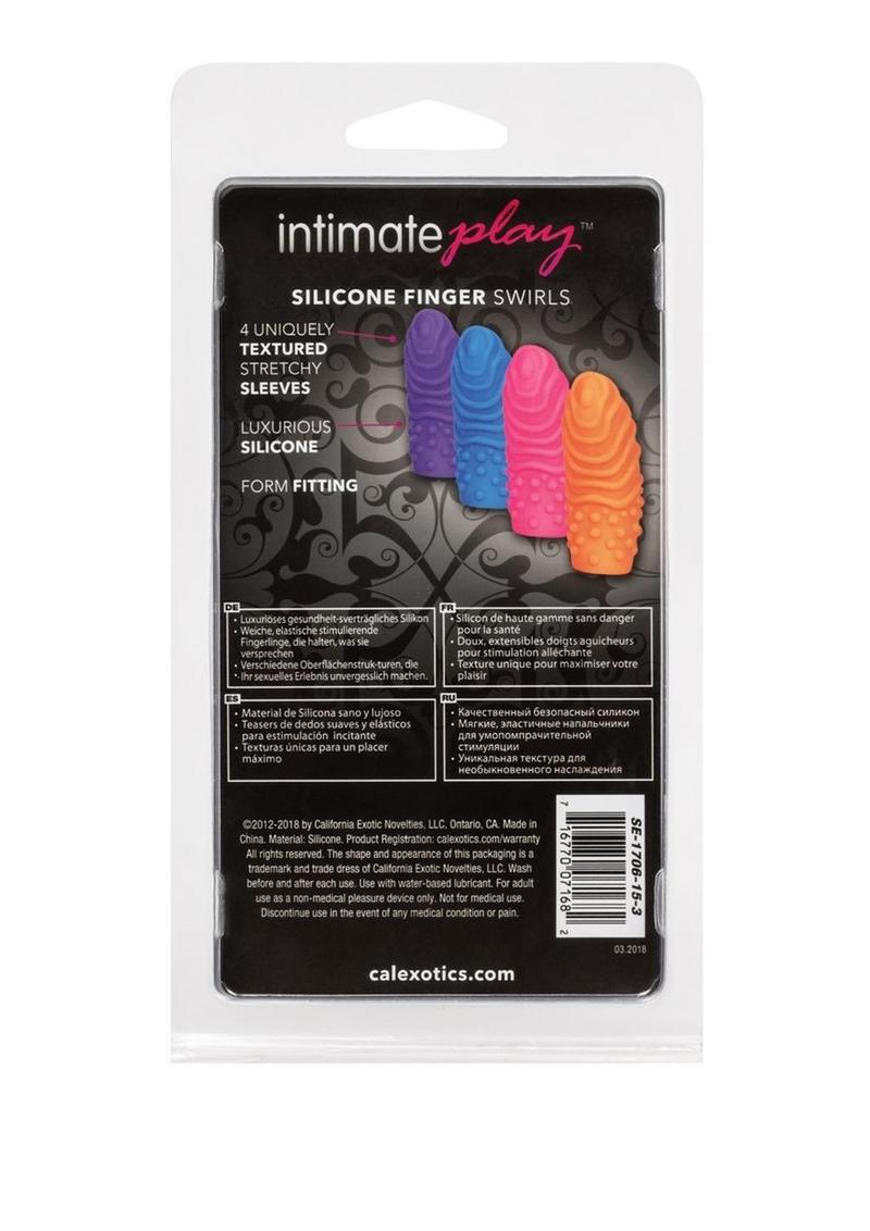 Intimate Play Silicone Finger Swirls Finger Massagers