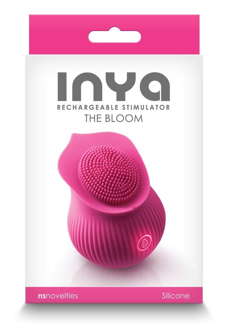 Inya The Bloom Rechargeable Silicone Clitoral Stimulator - Pink