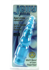 Jelly Joystick Waterproof Vibrator - Blue