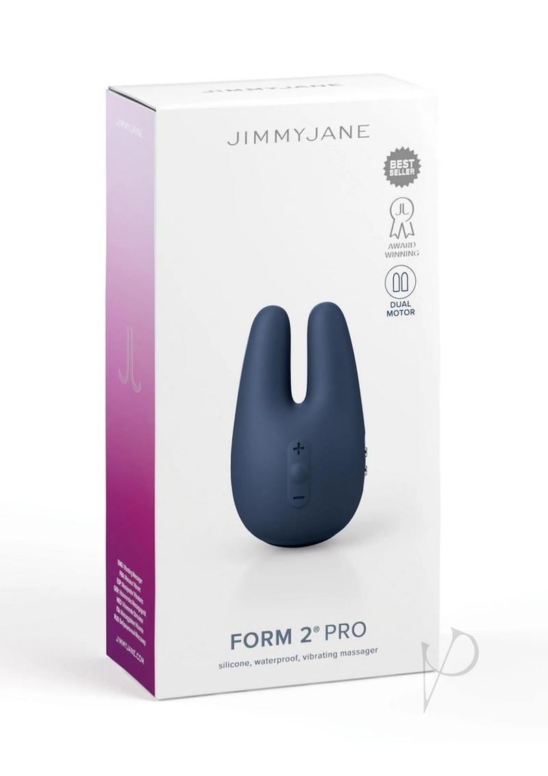 Jimmyjane Form 2 Pro Rechargeable Clitoral Stimulator - Grey/Slate