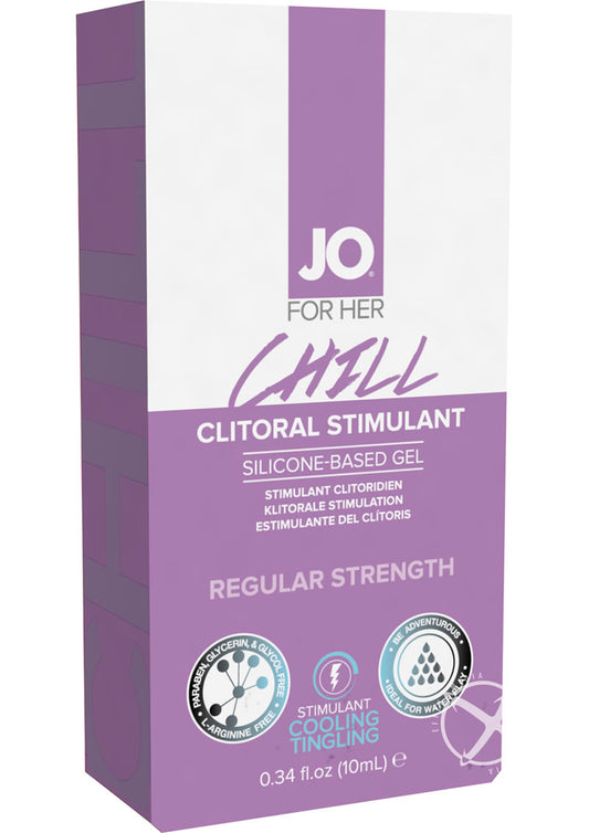 JO Chill Silicone Clitoral Stimulant Gel - .34oz