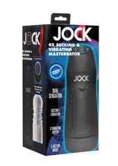 Jock 9x Sucking and Vibrating Masturbator - White