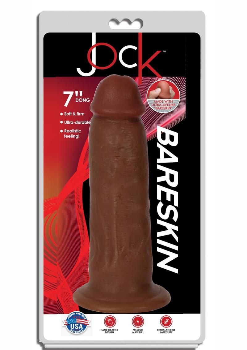 Jock Bareskin Realistic Dong - Caramel - 7in