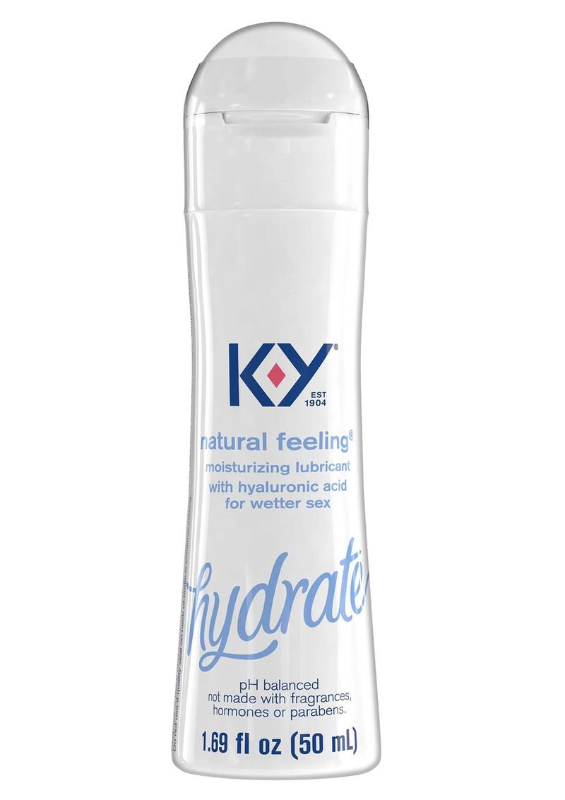 K-Y Hydrate Natural Feeling Moisturizing Lubricant with Hyaluronic Acid - 1.69oz