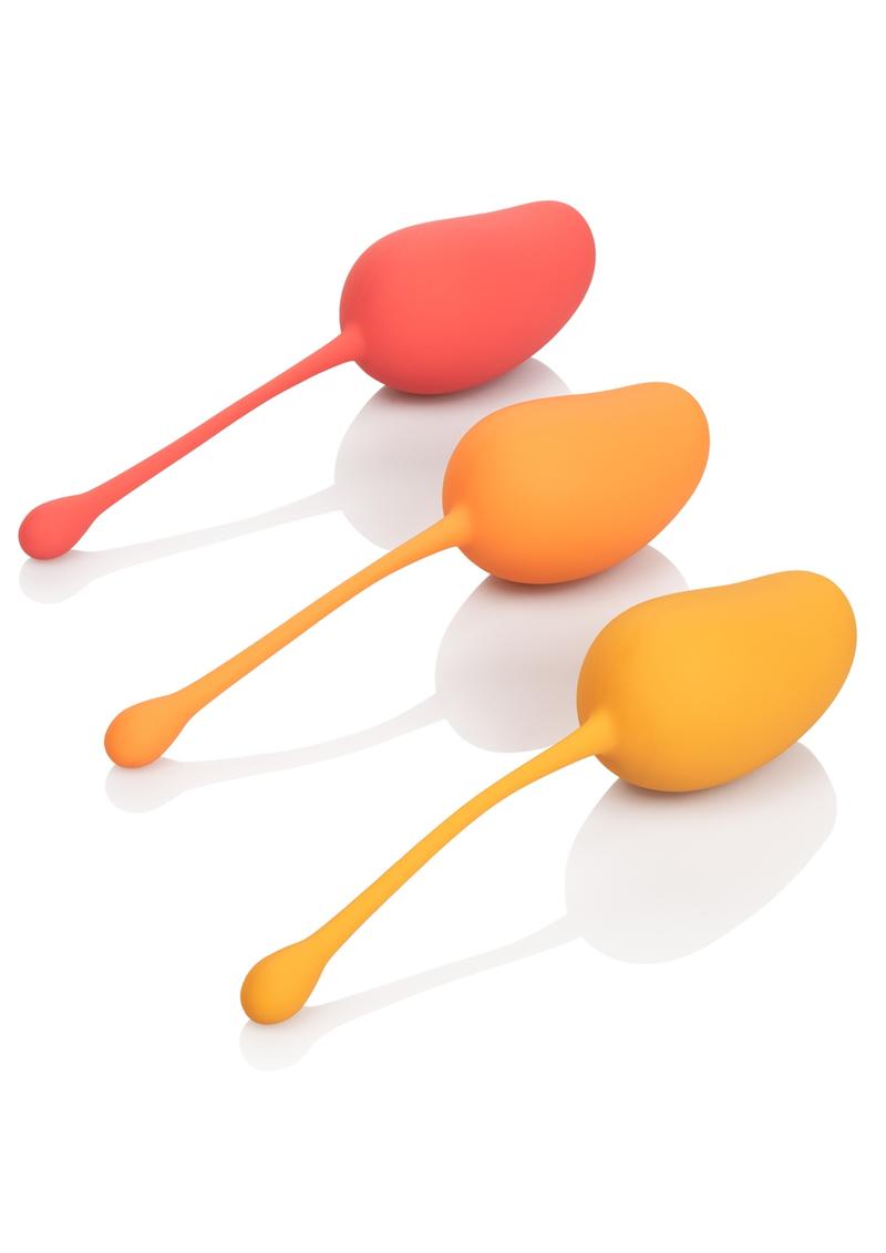 Kegel Training Set Mango Silicone - Orange