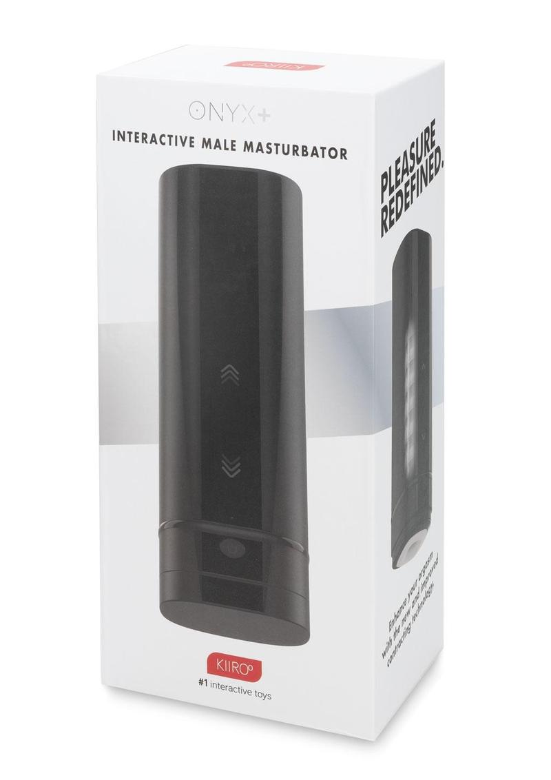 Kiiroo Onyx+ Interactive Vibrating Masturbator - Black