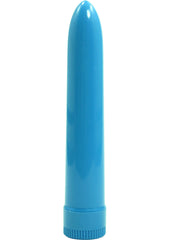 Lady's Mood Plastic Vibrator - Blue