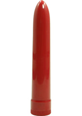 Lady's Mood Plastic Vibrator - Red