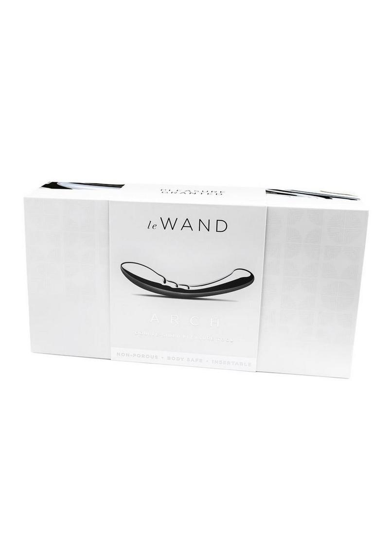 Le Wand Arch Dual End Dildo - Stainless - Steel