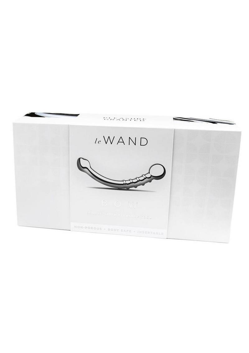 Le Wand Bow Dual End Dildo - Stainless - Steel