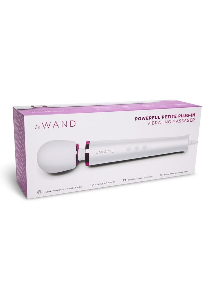 Le Wand Powerful Petite Plug-In Massager - White