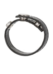 Leather 3 Snap Ring Cock