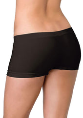 Leg Avenue Seamless Boyshorts - Black - One Size