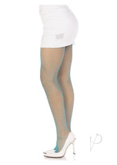 Leg Avenue Spandex Industrial Net Tights - Neon Blue - One Size