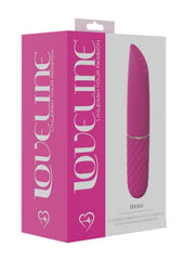 Loveline Beso Silicone Rechargeable 10 Speed Vibrating Mini Lipstick Vibe - Pink