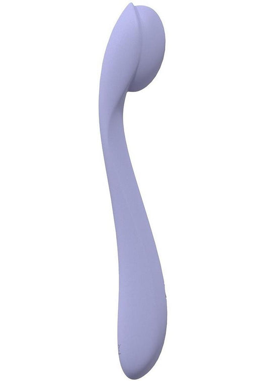 Loveline Juicy Silicone Rechargeable 10 Speed Flexible Vibe - Lavender