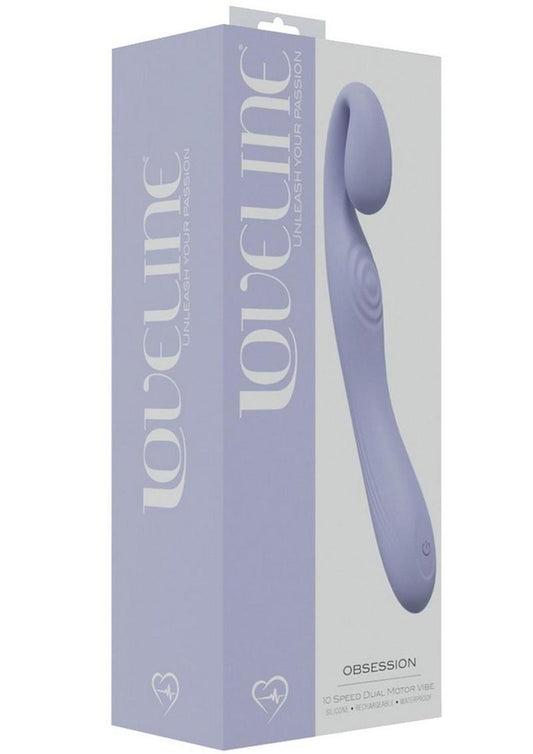 Loveline Obsession Rechargeable Dual Motor Vibe - Lavender