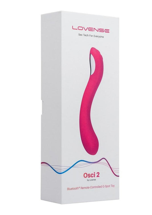 Lovense Osci 2 Rechargeable Remote Control G-Spot Vibrator - Pink