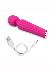 Lush Allana Velvet Rechargeable Silicone Wand Vibrator
