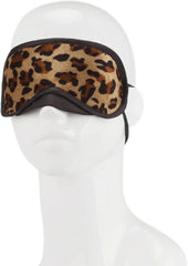 Lux Fetish Peek-A-Boo Love Mask - Animal Print/Leopard