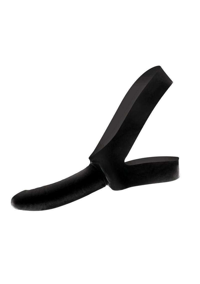 Lux Fetish The Original Facilitator Face Strap-On with Dildo - Black