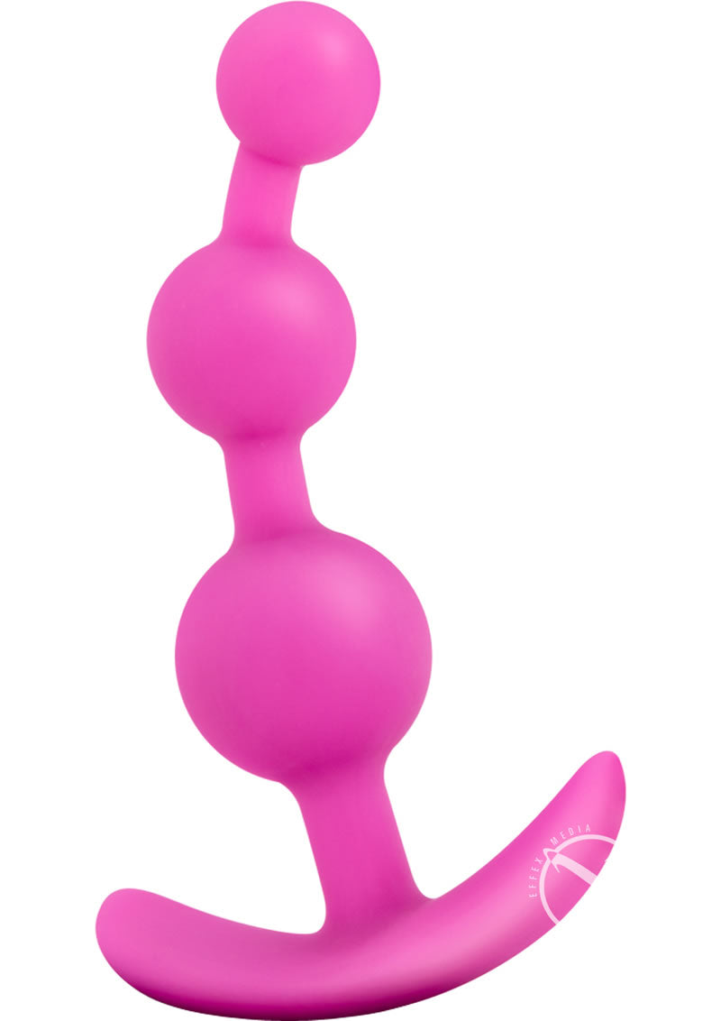 Luxe Be Me 3 Silicone Butt Plug - Pink