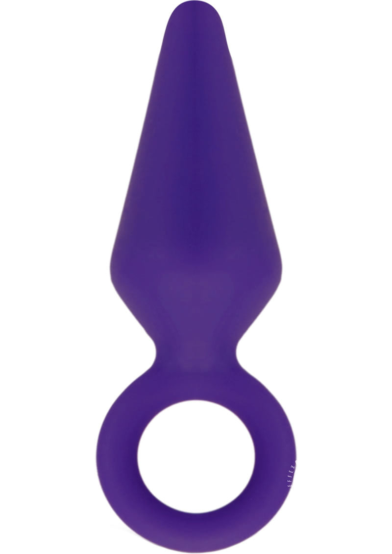 Luxe Candy Rimmer Silicone Butt Plug - Purple - Medium