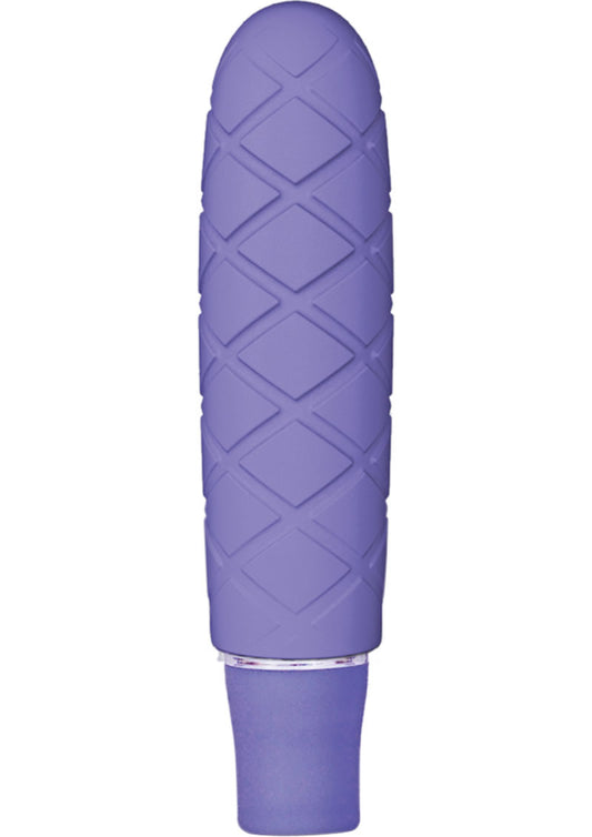 Luxe Cozi Silicone Mini Vibrator - Periwinkle/Purple