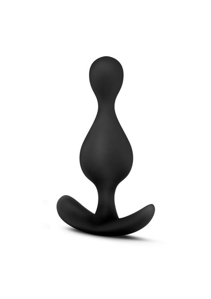 Luxe Explore Silicone Butt Plug - Black