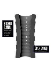 M Elite Platinum Hekx Silicone Dual End Masturbator