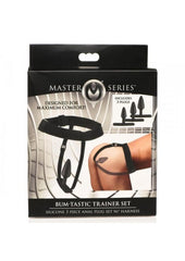 Master Series Bum-Tastic Trainer Silicone Pegging - Black - 3 Piece/Set
