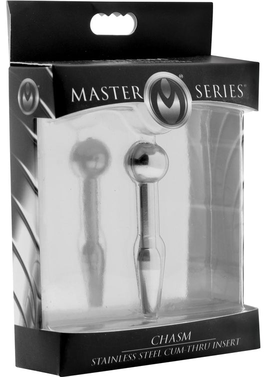 Master Series Chasm Stainless Steel Cum-Thru Insert - Gray