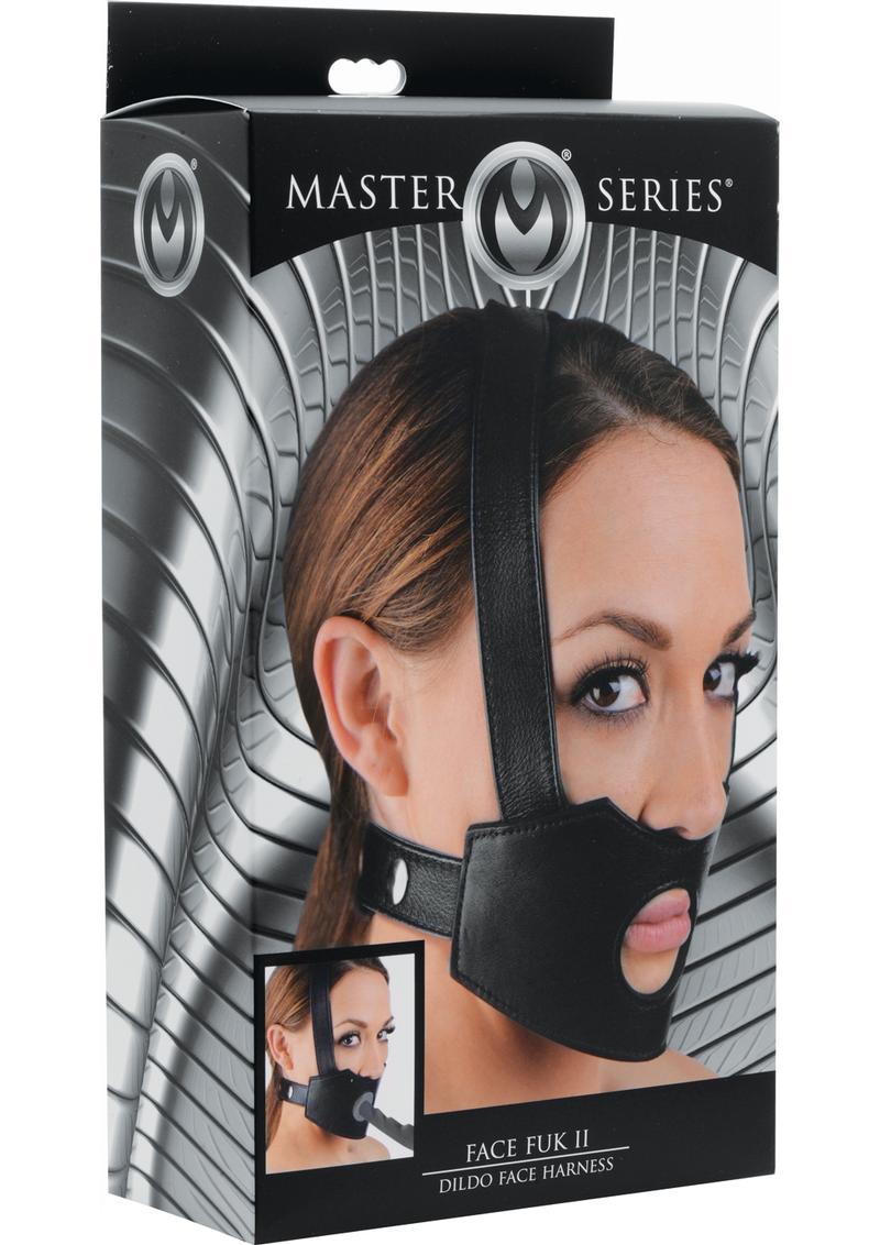 Master Series Face Fuk II Dildo Face Harness - Black