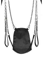 Master Series Nylon Sex Sling - Black