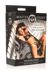 Master Series Thunder Strap Wand Thigh Harness - Black