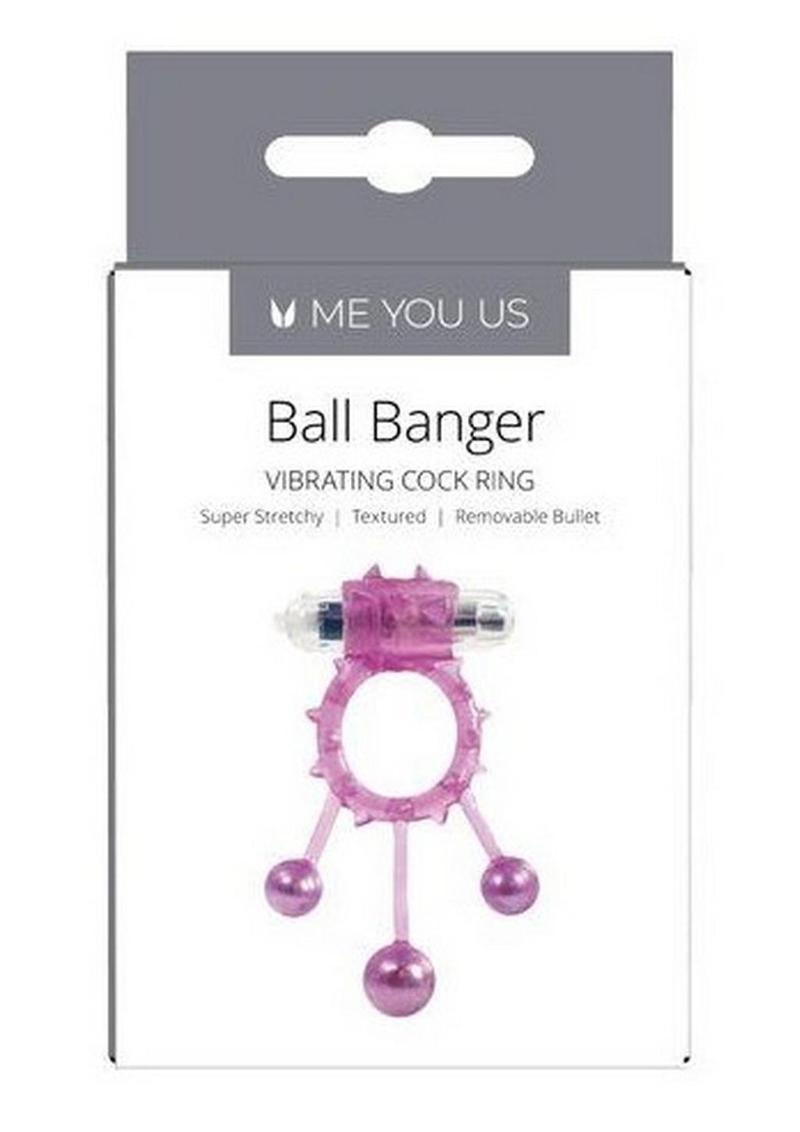ME YOU US Ball Banger Vibrating Cock Ring Primal Pleasure ME YOU US Ball Banger Vibrating Cock Ring Primal Pleasure