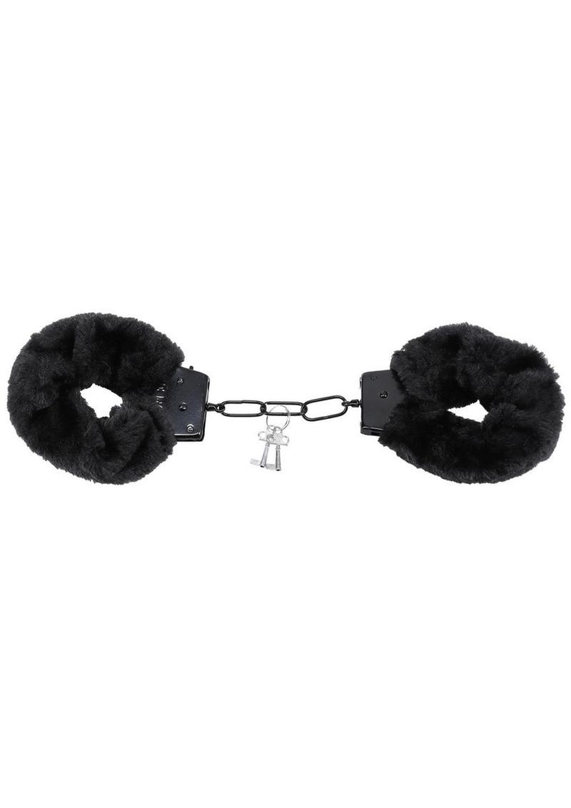 Merci Fluff Cuffs - Black