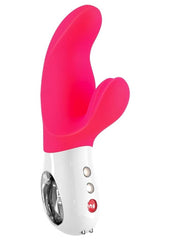 Miss Bi Silicone Vibrator with Clitoral Stimulator