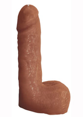 Natural Realskin Squirting Penis #1 - Brown/Chocolate