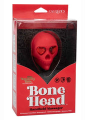 Naughty Bits Bone Head Rechargeable Silicone Massager - Red