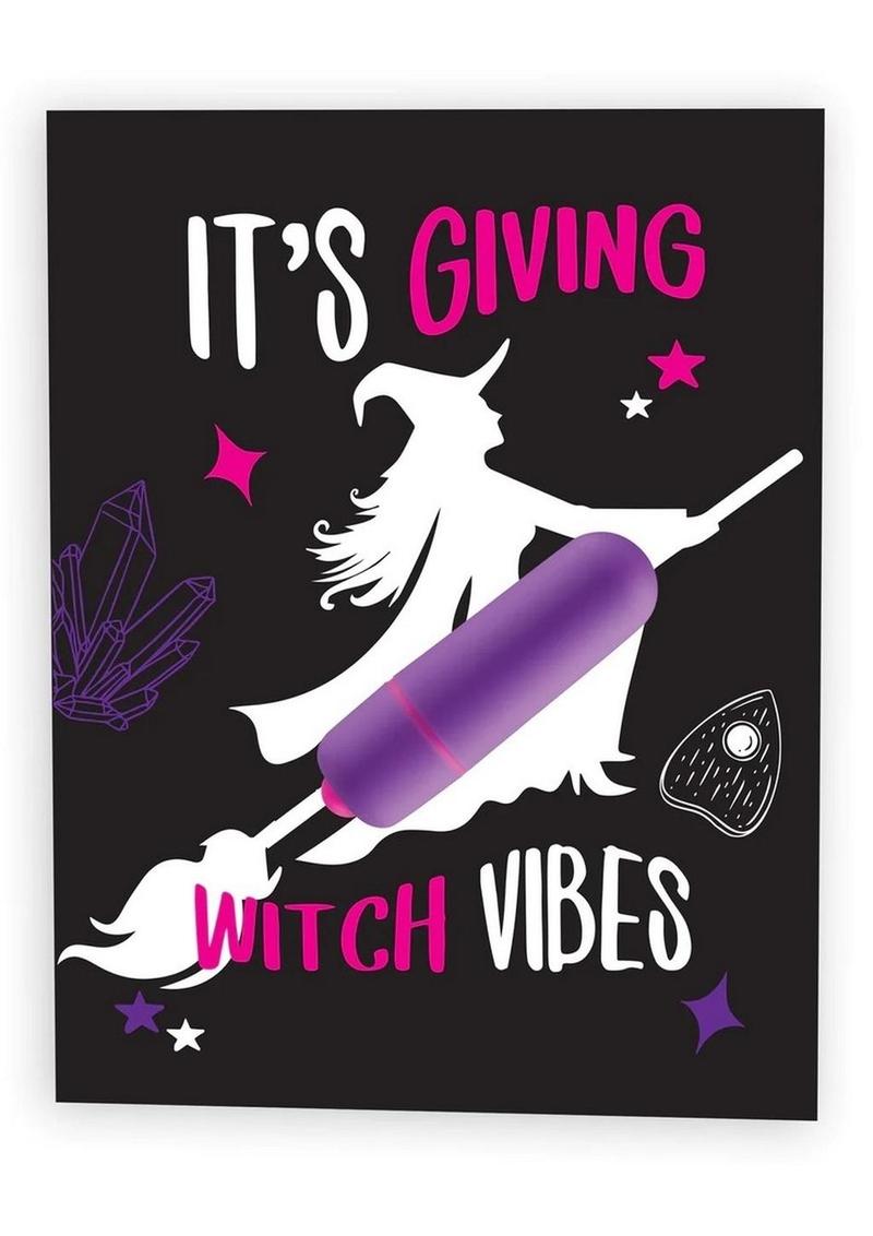 Naughtyvibe It's Giving Witch Vibes Greeting Card