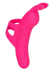 Neon Vibes The Flirty Vibe Rechargeable Silicone Finger Vibrator - Pink