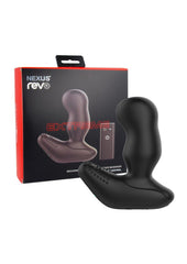 Nexus Revo Extreme Rechargeable Silicone Remote Control Rotating Prostate Massager with Remote Control - Black