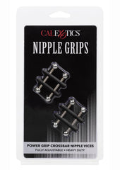 Nipple Grips Power Grip Crossbar Nipple Vices - Black/Silver