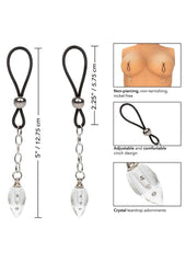 Nipple Play Non-Piercing Nipple Jewelry Crystal Teardrop