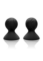 Nipple Play Silicone Pro Nipple Suckers - Black