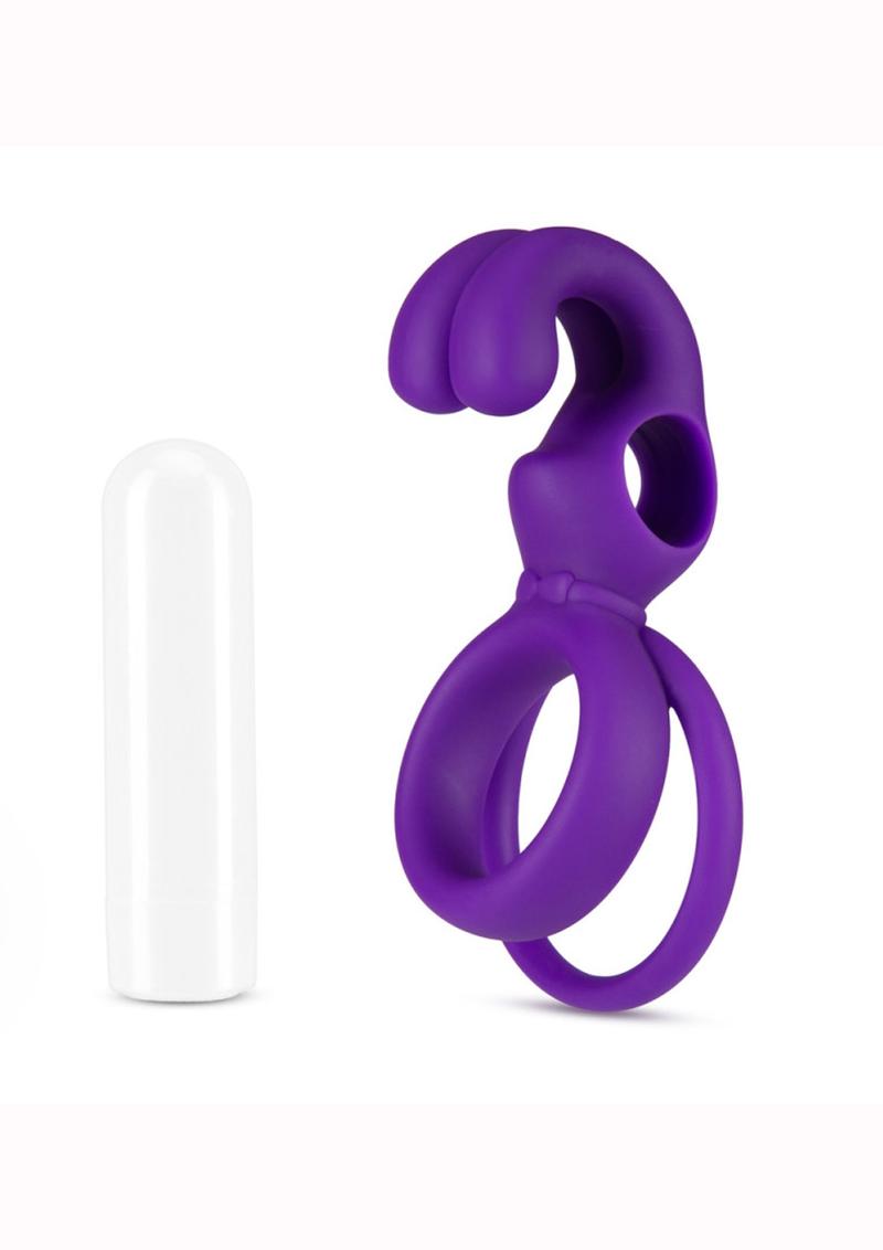 Noje C3 Rechargeable Silicone Cock Ring - Irus - Purple