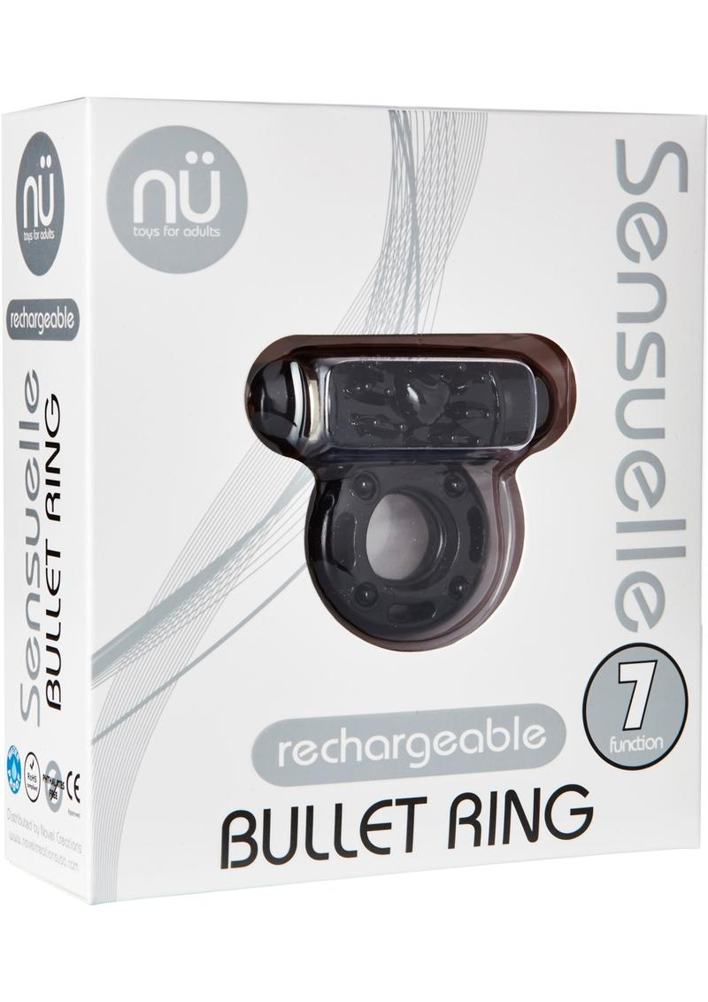 Nu Sensuelle Bullet Ring Rechargeable Vibrating Cock Ring – Primal Pleasure