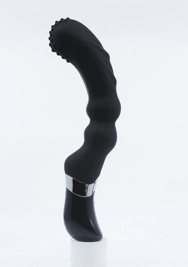 Nu Sensuelle Homme Pro Rechargeable Silicone Prostate Massager - Black