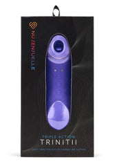 Nu Sensuelle Trinitii Triple Action Rechargeable Silicone Vibrator - Purple/Ultra Violet